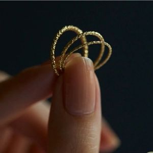 Satomi Kawakita 18K Homespun Band 8 NIB